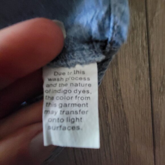 Madewell Womens Blue Short Sleeve Button-Down Peplum Top S Cotton Blend Denim Ru - Picture 9 of 15